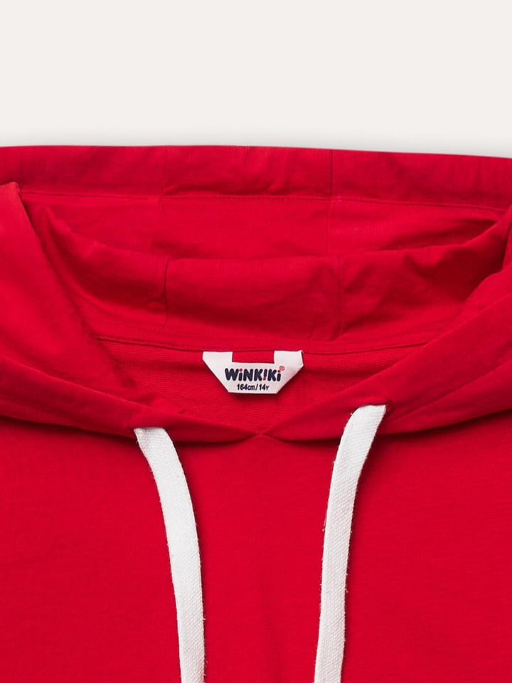 Crop Top Cropp Pullover Abgeschnittener Kapuzenpullover für Mädchen Teenager Langarm mit Kordelzug.