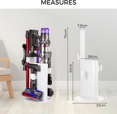 MORANGO Staubsaugerunterstützung Kompatibel mit Dyson V6, V7, V8, V10, V11, V15, DC30, DC31, DC34, D