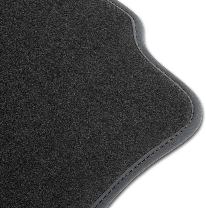 M MOTOS Velours Premium fussmatten Auto kompatibel mit Opel Meriva B 2010-2017 - Premium, Matt, Schw