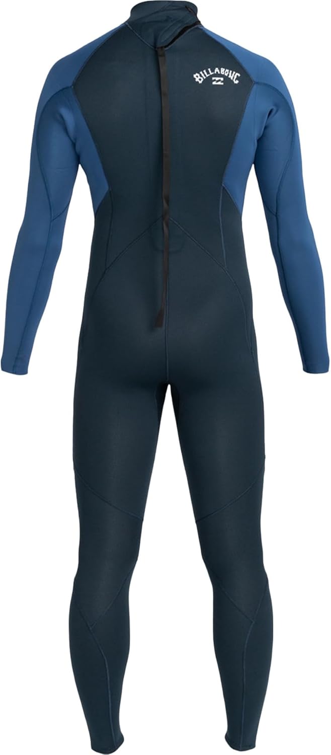 Billabong 4/3mm Intruder - Back-Zip-Neoprenanzug für Männer ABYW100203 Schwarz M Corto, Schwarz M Co