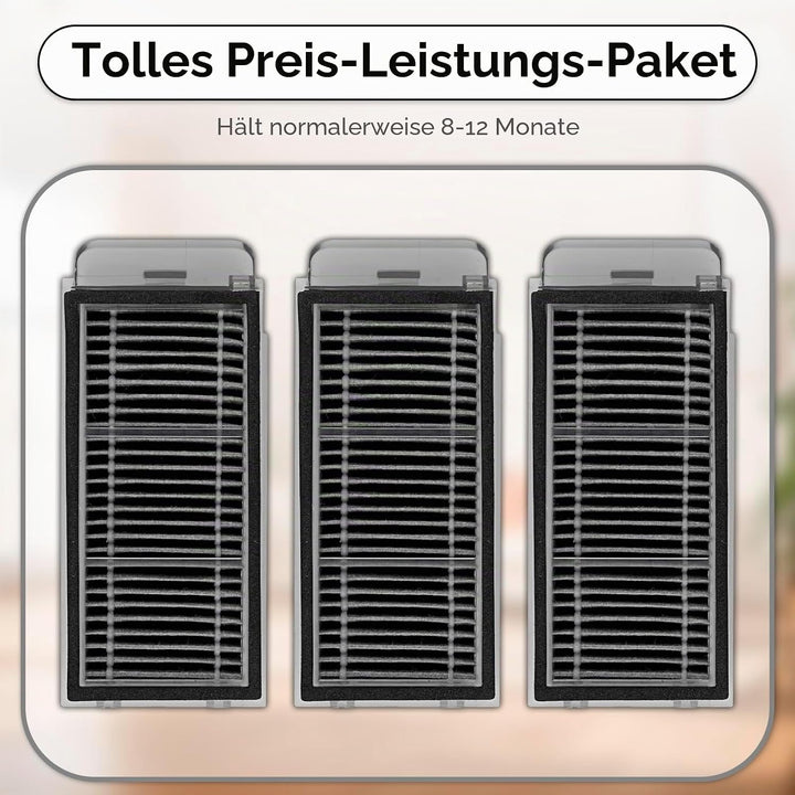 (3 Stück) X50 Ultra Ersatz-HEPA-Filter, kompatibel mit dem Dreame X50 Ultra/Mova V50 Ultra Saugrobot