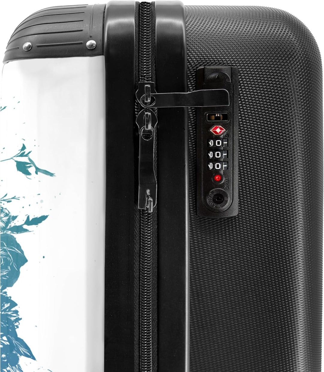 NoBoringSuitcases.com® Koffer Handgepäck Trolley Rollkoffer Kleine Reisekoffer mit 4 Rollen - Löwe -