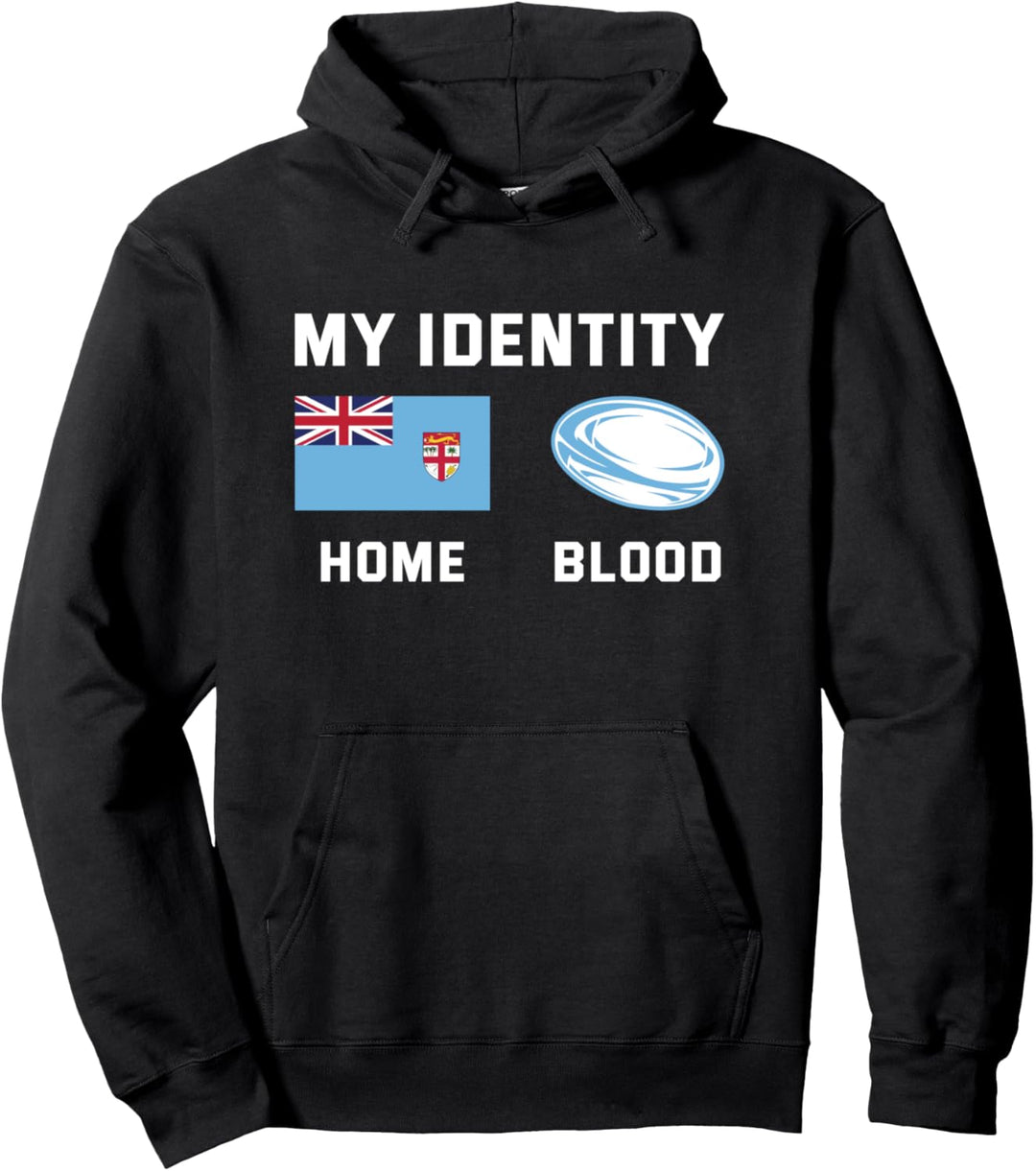 Meine Identität Fiji Rugby Pullover Hoodie