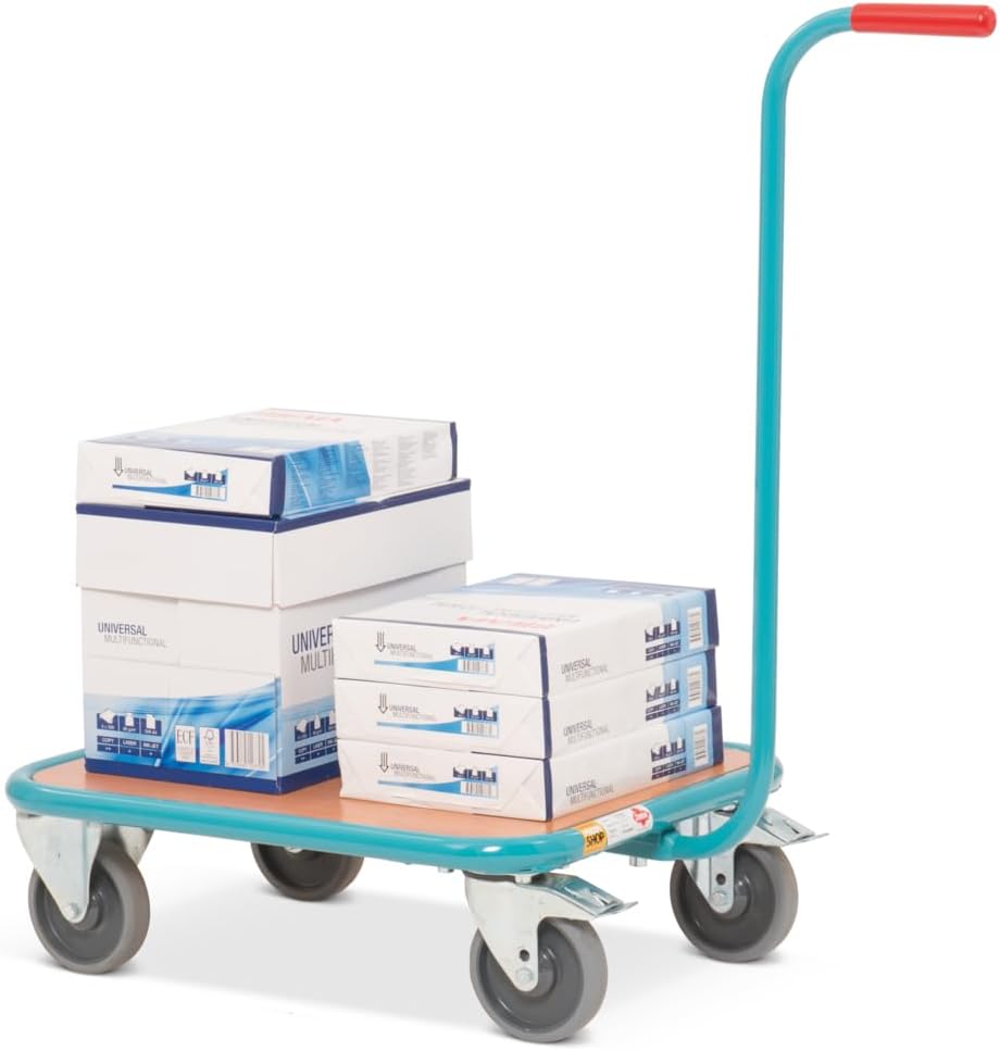 Ameise Griffroller | 250 kg Tragkraft | HxBxT 87,4 x 50 x 60,5 cm | demontierbarer Griff | 4 TPE-Rol