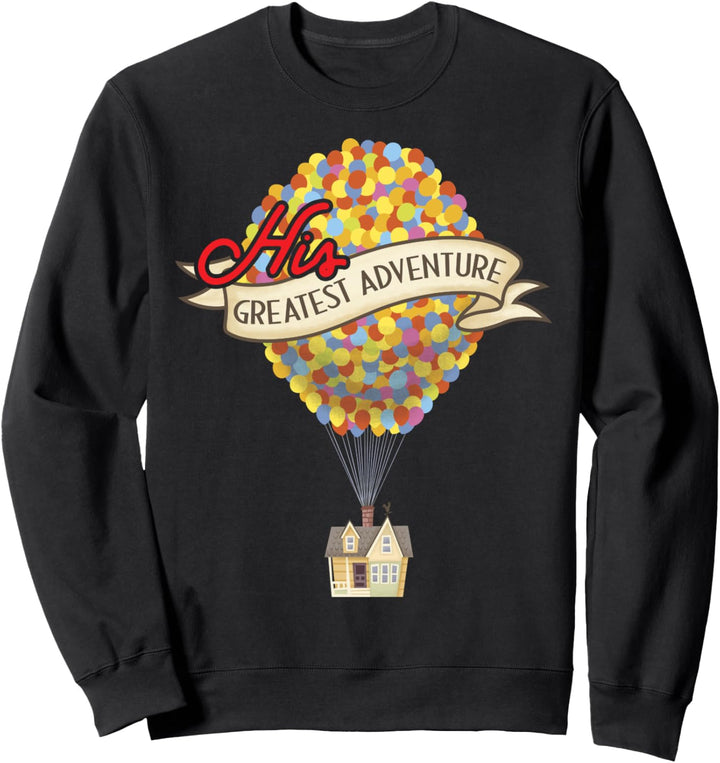 Disney Pixar Up His Greatest Adventure Couples Sweatshirt