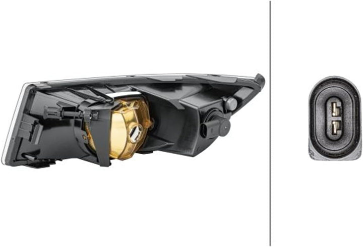 HELLA 1NE 010 299-141 FF-Nebelscheinwerfer - rechts - für u.a. Skoda Fabia II (542) - RS, Scout, rec