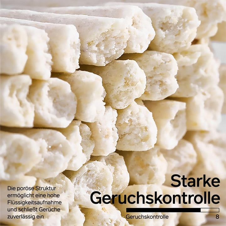 pidan Mix Tofu Katzenstreu (4 x 2,4 kg/6 l Beutel), 100% natürliches, geruchloses Tofustreu mit Bent