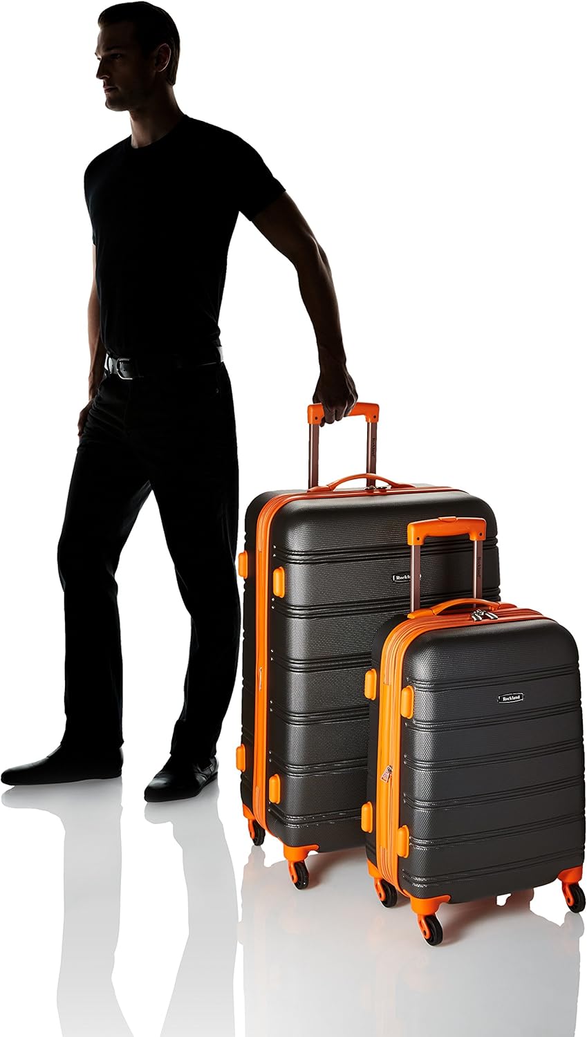 Rockland Melbourne Hardside Expandable Spinner Wheel Luggage, anthrazit, Einheitsgrösse, Melbourne H