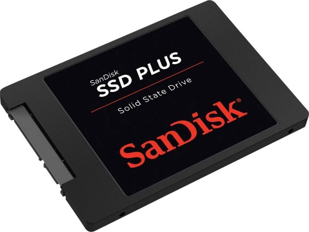 SanDisk SSD Plus interne SSD Festplatte 480 GB (schnelleres Hoch,-Herunterfahren und Laden, Lesegesc