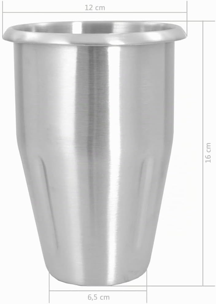 vidaXL Milchshaker 1L Eiweissshaker Shaker Mixer Standmixer Milkshaker Cocktail 1 L (1 Shaker), 1 L