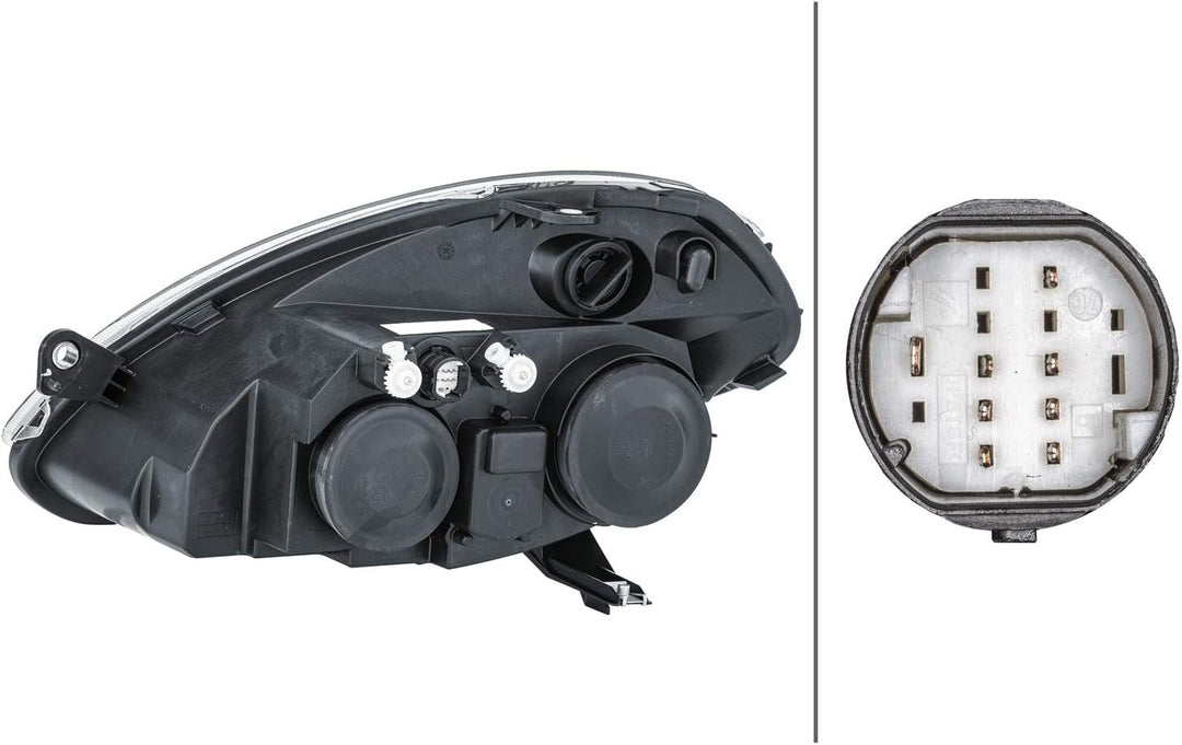 HELLA 1EB 270 521-241 Halogen-Hauptscheinwerfer - rechts - für u.a. Lancia Ypsilon (843_) Rechts (Be