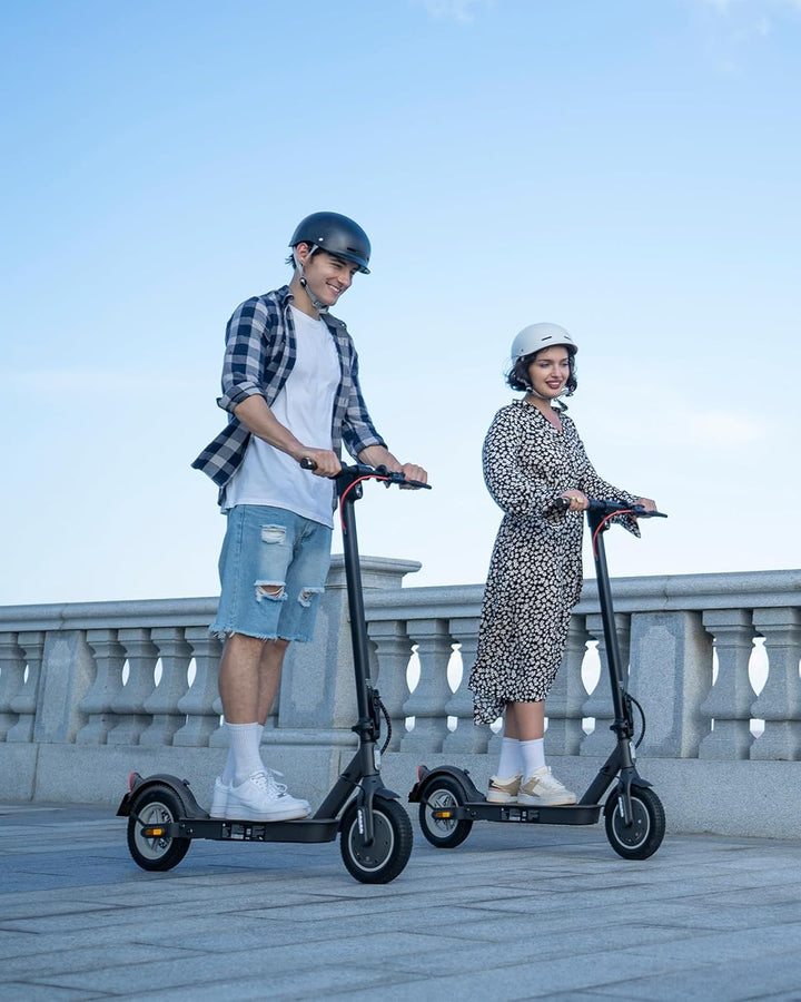 E Scooter mit Strassenzulassung ABE, 5TH WHEEL V30PRO Elektroscooter mit Blinker, 10 Zoll Reifen, 25