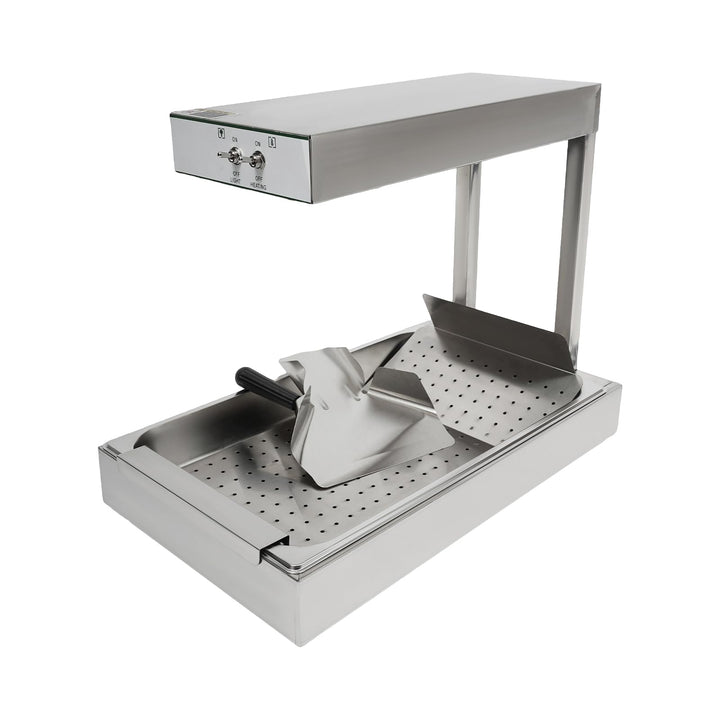 750 W Wärmebrücke Speisenwärmer, Pommeswärmer 560 x 330 x 465 mm Pommes Frittenwanne, Max. 80 ℃ Elek