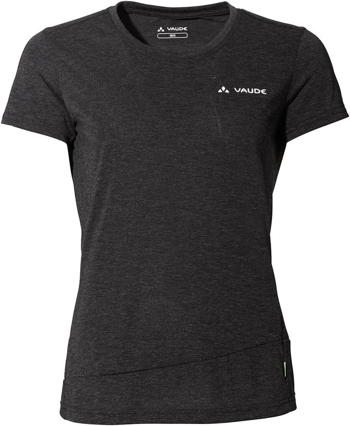 VAUDE Women's Sveit Shirt - T-Shirt Damen Black/Black 36, Black/Black 36