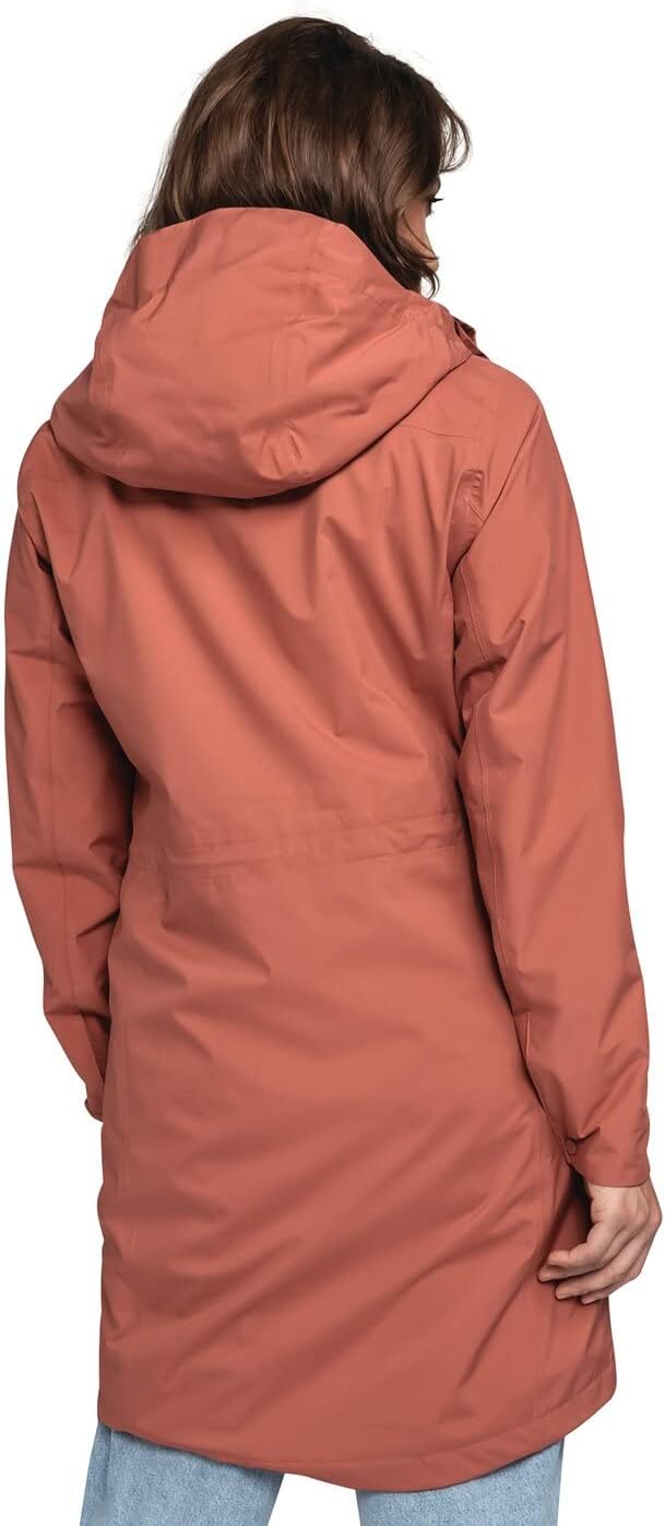 Schöffel Damen Parka Sardegna L, wind- und wasserdichte Regenjacke für Frauen mit praktischen Tasche