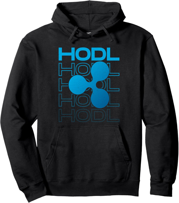 Ripple XRP HODL Shirt, Cryptocurrency Enthusiast XRP Pullover Hoodie
