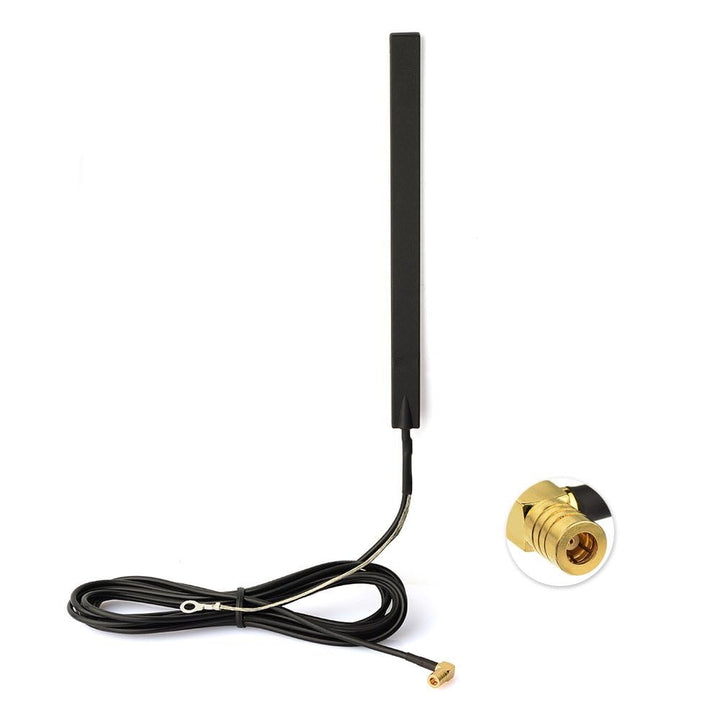 Eightwood DAB+ Antenne SMB Adapter Auto Radio Antenne Patch Aerial Glas Mount mit SMB Stecker 3m 9.8