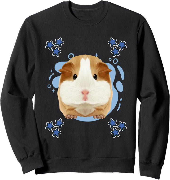 Herren Meerschweinchen Zeichnung Jungen Meerschweinchen Sweatshirt