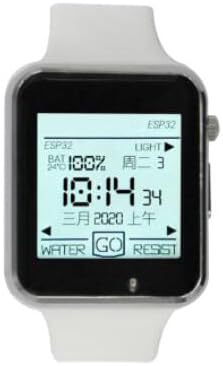 WayPonDEV T-Watch 2020 V1 ESP32-basierte programmierbare Uhr mit ESP-IDF oder MicroPython (Schwarz)