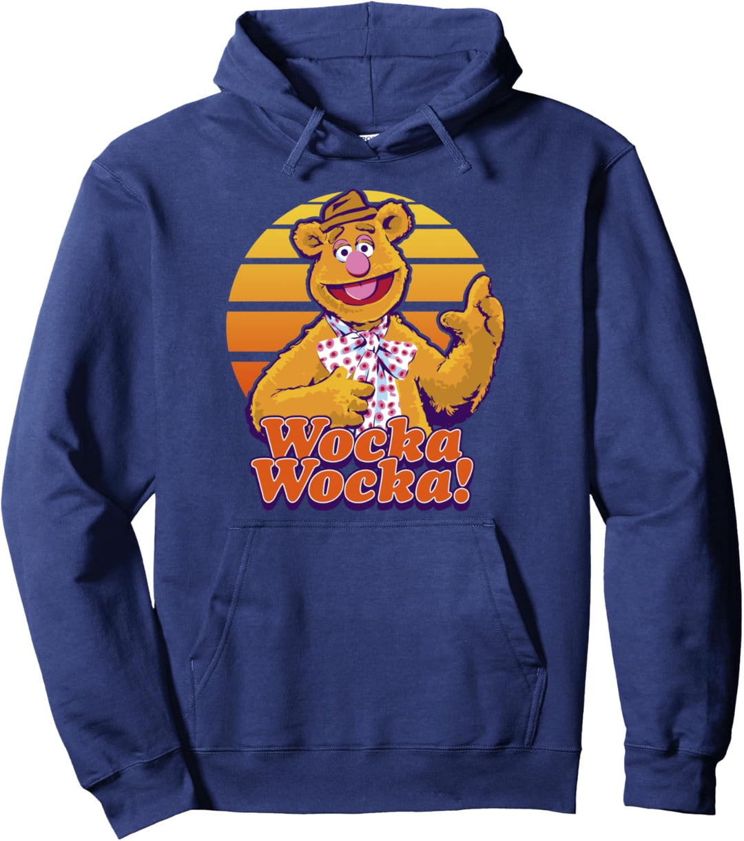 Disney The Muppets Fozzie Bear Wocka Wocka Portrait Pullover Hoodie