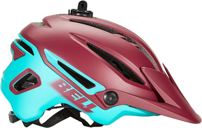 BELL Sixer MIPS MTB Fahrrad Helm matt rot/türkis 2022, S