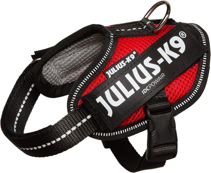 Julius-K9, IDC Powair Hundegeschirr, Grösse: 3XS / Baby 1, Rot Rot 3XS/Baby 1, Rot 3XS/Baby 1