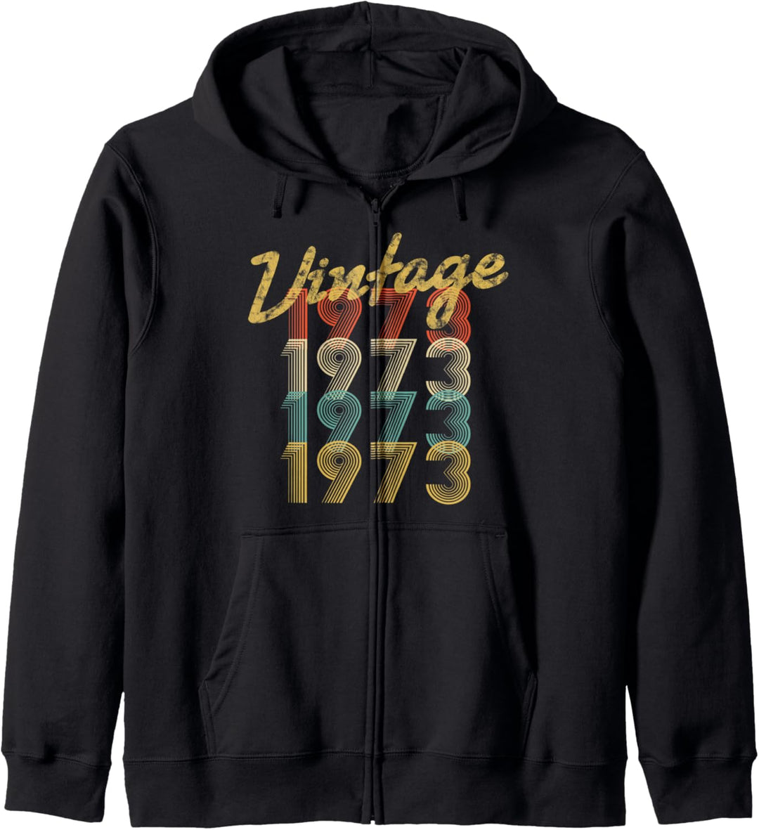 Vintage 1973 Retro Pop 1973 Fifty Yrs Old Fif0th Birthday Kapuzenjacke