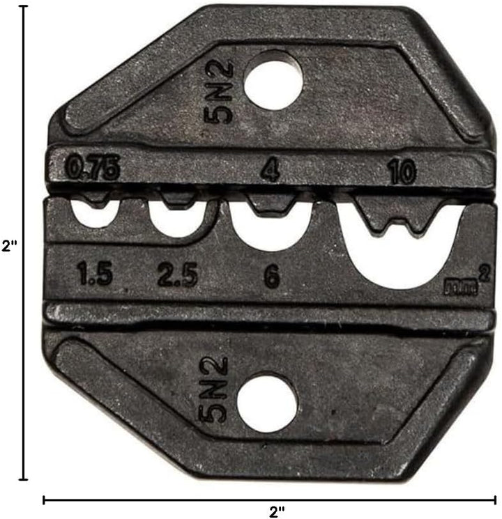 Klein Tools VDV205-044 Die Set for VDV200010 NonInsulated Terminals 818 AWG by Klein Tools Unisolier