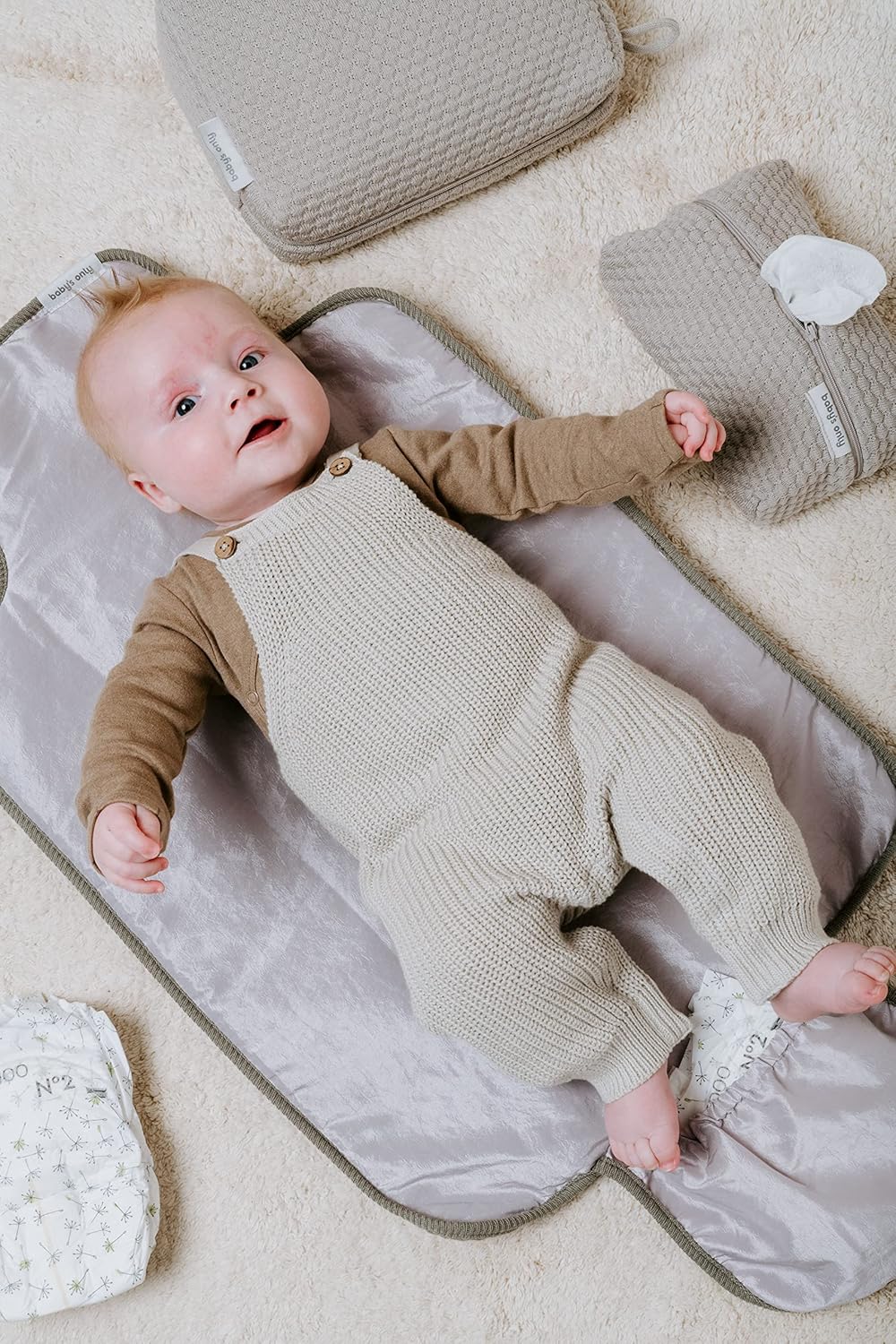Baby's Only - Latzhose Soul - 100% Bio-Baumwolle 68 Warm Linen, 68 Warm Linen