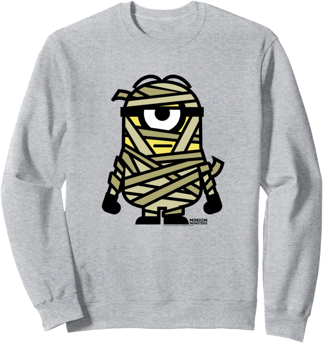 Despicable Me Minions Stuart Halloween Mummy Cartoon Sweatshirt