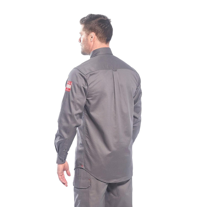 Portwest Herren Fr89 Hemd, Grau, XL EU Grau XL, Grau XL