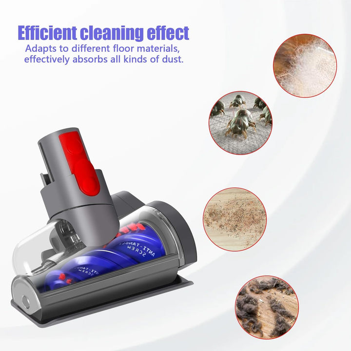 Mini Elektrobürste für Dyson V7 V8 V10 V11 V15 Staubsauger, Mit Anti-Verwicklungsfunktion Zubehör En