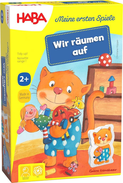 Haba 4655 - Meine ersten Spiele Erster Obstgarten, unterhaltsames Brettspiel rund um Farben und Form