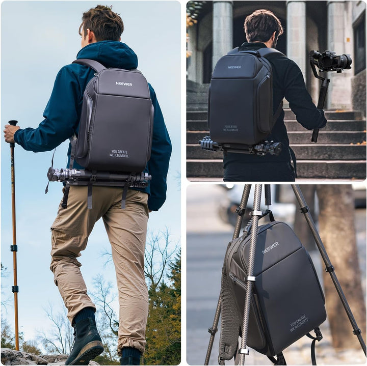 NEEWER Basics Kameratasche für Fotografen, Wasserdichter Digitalkamera Rucksack, stossfestes grosse