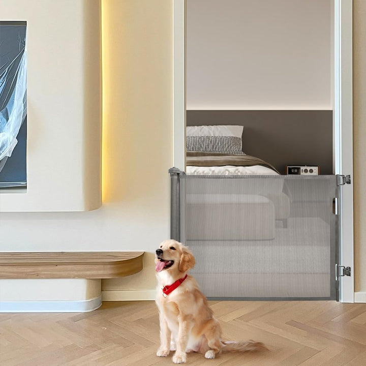 homewell 180cm Treppenschutzgitter Ausziehbare für Babys, Türschutzgitter, Türschutz für Treppen/Tür
