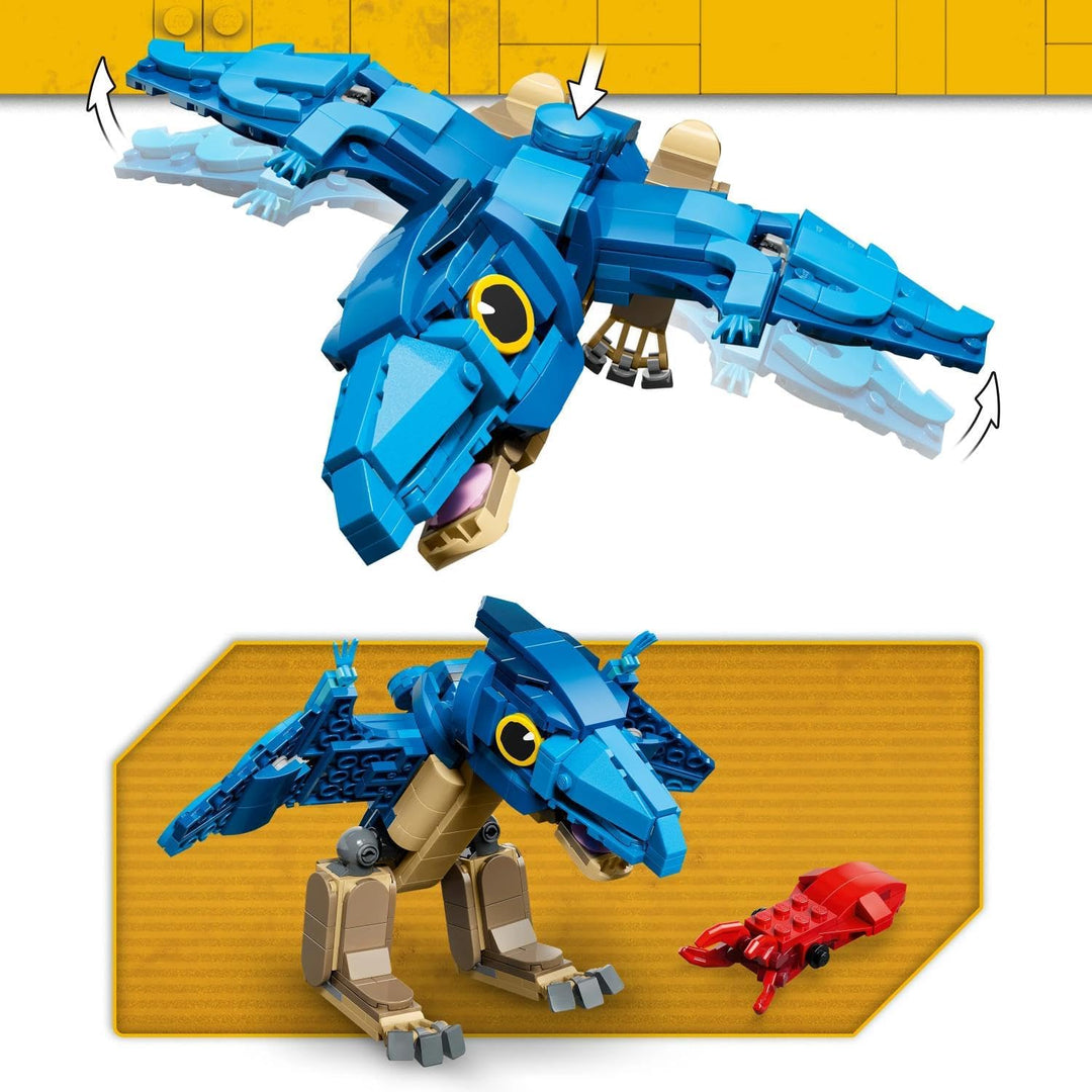 LEGO Jurassic World Baby-Dinosaurier: Pteranodon - Bauspielzeug - bewegliches Pteranodon und EIN Tin