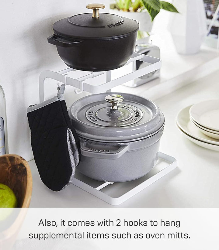 Pot stand - Tower - white Weiss, Weiss