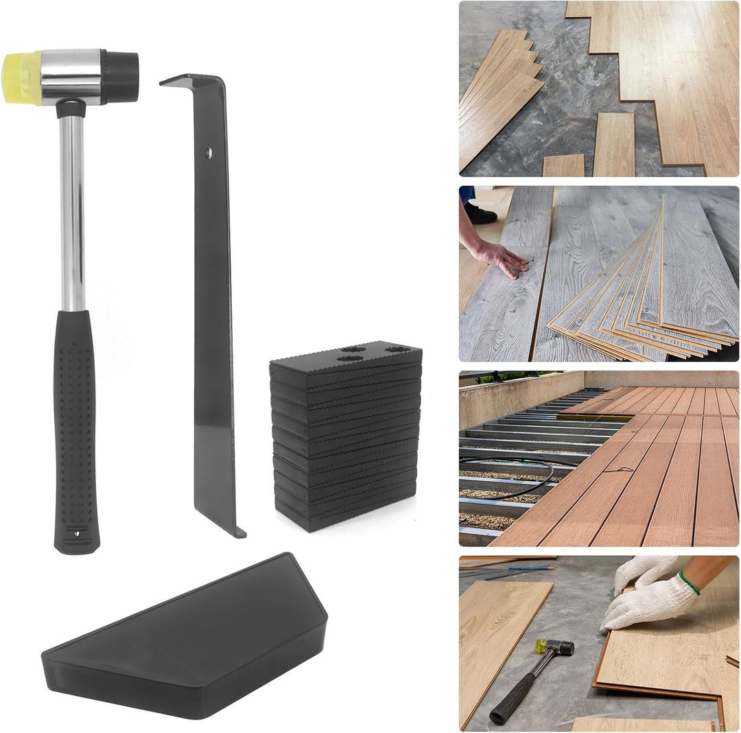 23 Stück Laminatboden-Werkzeuge, Laminat-Holzboden-Installationsset, Laminatboden-Montagewerkzeuge m