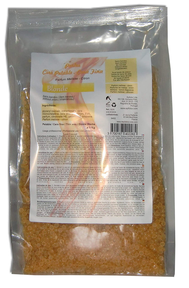Storepil - 1 kg Wachsperlen zum Enthaaren, abziehbar, hell, zur Epilation.