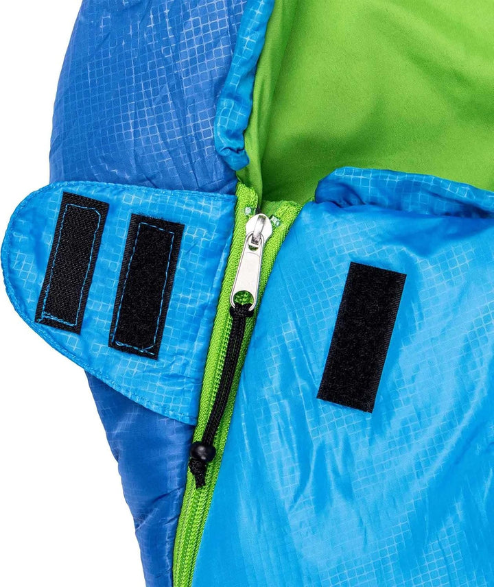 Crossroad Flexy Kinder Schlafsack 140cm - 170cm Mumienschlafsack Junior Jungen - wasserabweisend - b