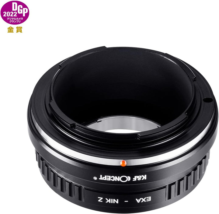 K&F Concept Lens Mount Adapter EXA-NIK Z Manueller Fokus Kompatibel mit Exakta, Auto Topcon Objektiv