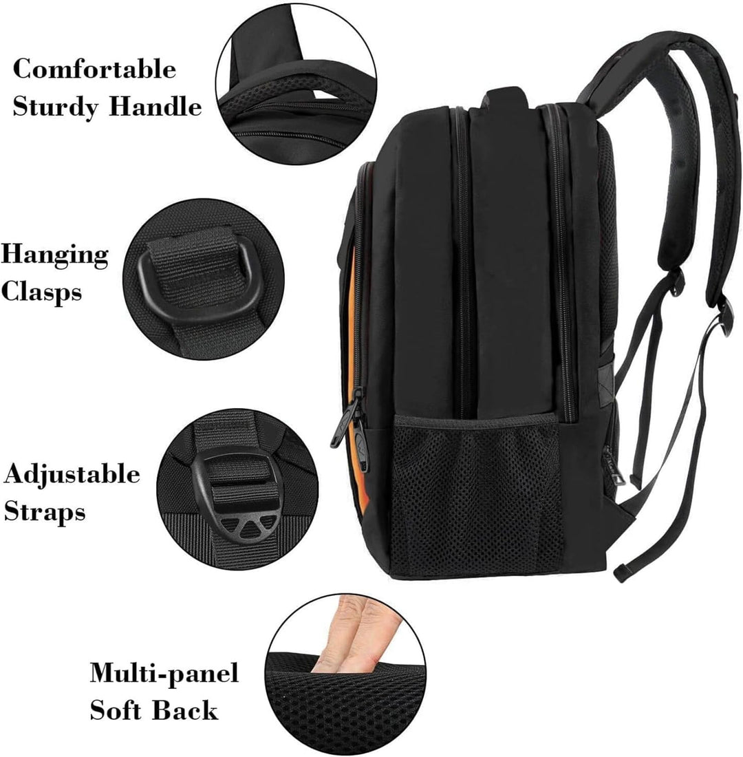 MATEIN Business Laptop Rucksack 15,6 Zoll Reise Laptoptasche mit USB Ladeanschluss Wasserabweisend D