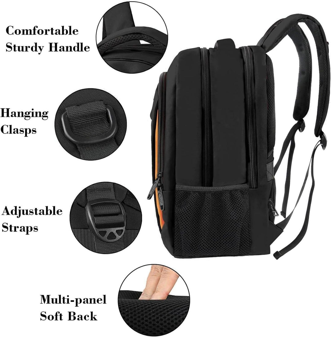 MATEIN Business Laptop Rucksack 15,6 Zoll Reise Laptoptasche mit USB Ladeanschluss Wasserabweisend D