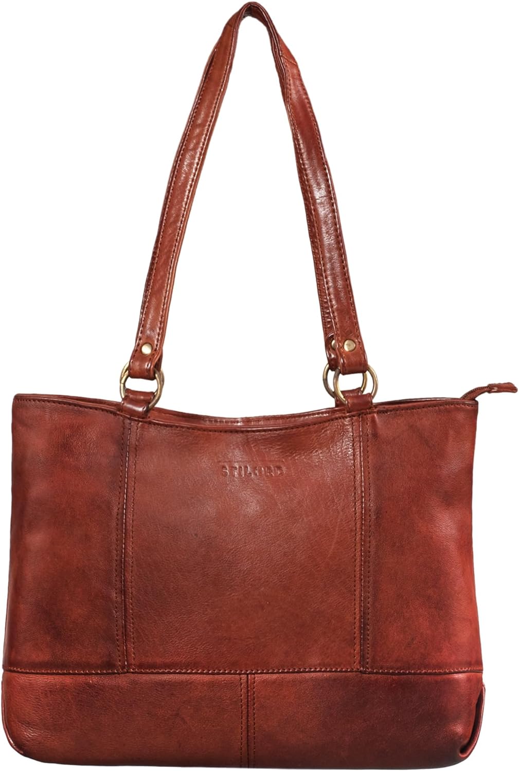 STILORD 'Delilah' Leder Shopper Damen Handtasche Umhängetasche Hobo Bag Retro Schultertasche Lederta