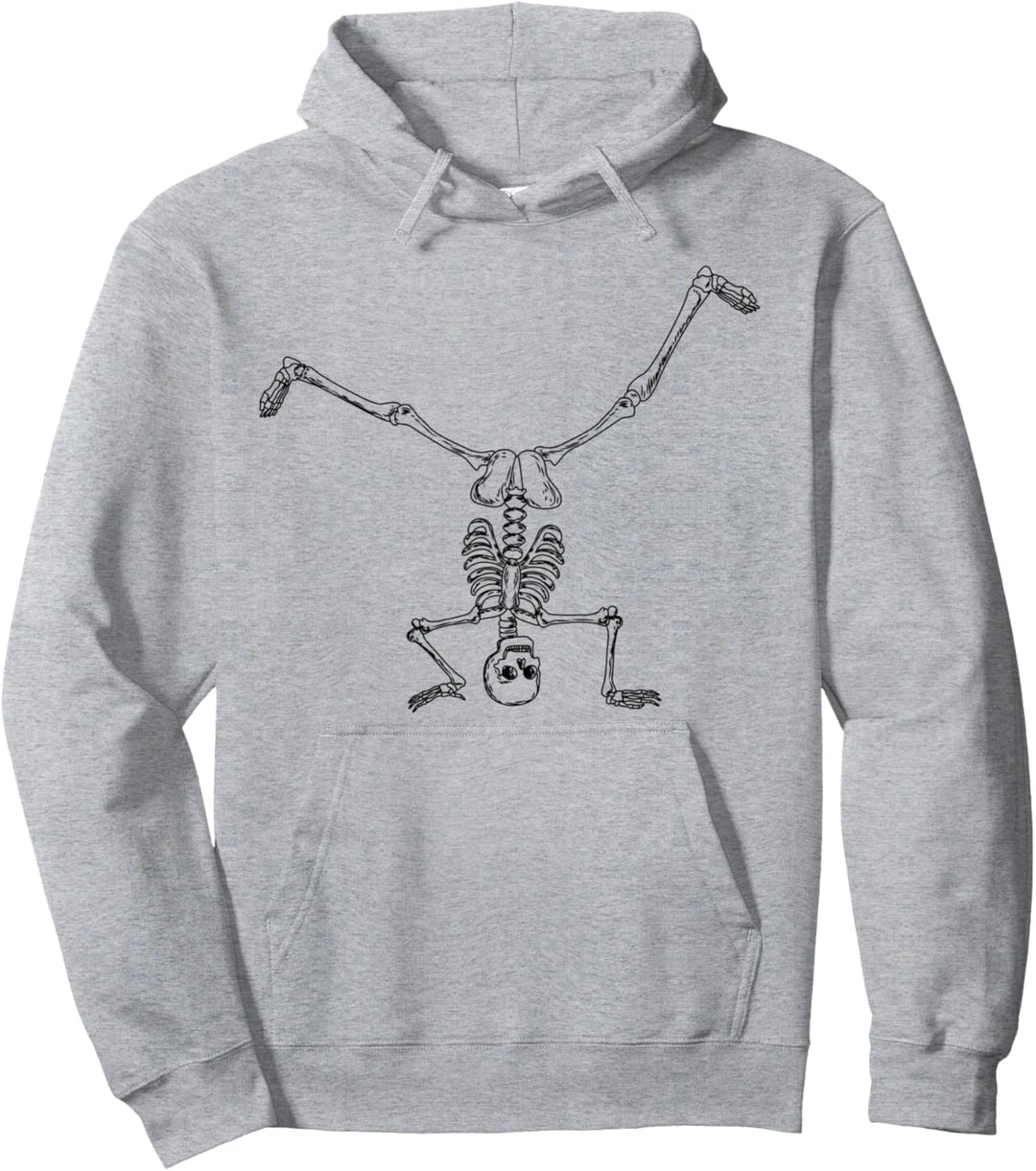 Breakdance Breakdancer Breakdancing Skelett Männer Kinder Pullover Hoodie
