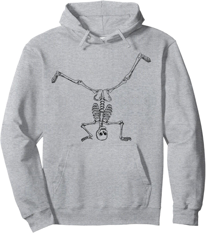Breakdance Breakdancer Breakdancing Skelett Männer Kinder Pullover Hoodie