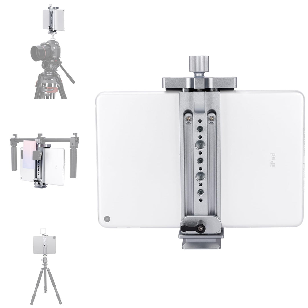 NICEYRIG iPad Stativ-Adapter mit Kaltschuh, Arca Swiss Stativhalterung für iPad Mini 7,9 Zoll / 9,7