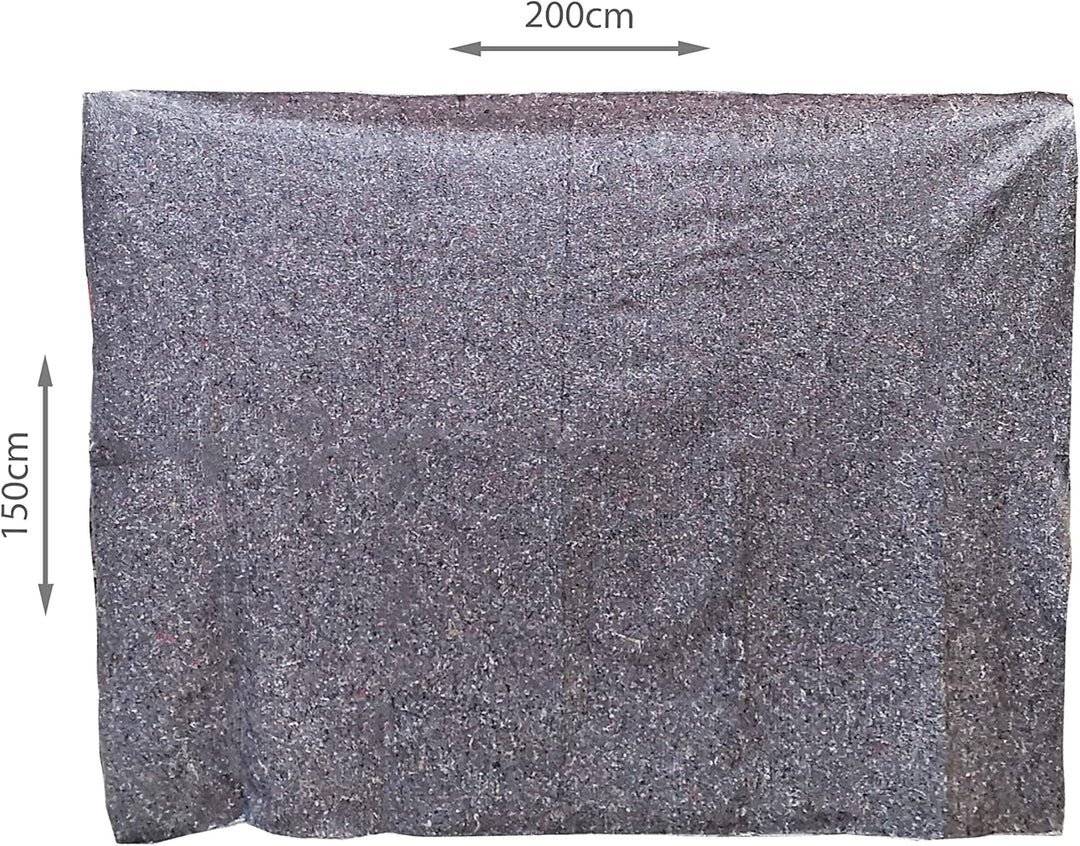 Umzugset 2 x Umzugdecke 150 x 200 cm + 2 x Umzugdecke XXL 150 x 300 cm + 1 x 2 Personen Tragegurt