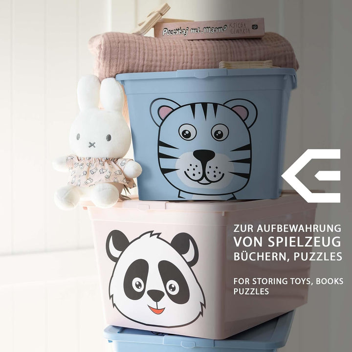 Aufbewahrungsbox Für Kinder Kunststoffbehälter Spielzeugbehälter Spielzeugkiste Kinderzimmer Kinderb