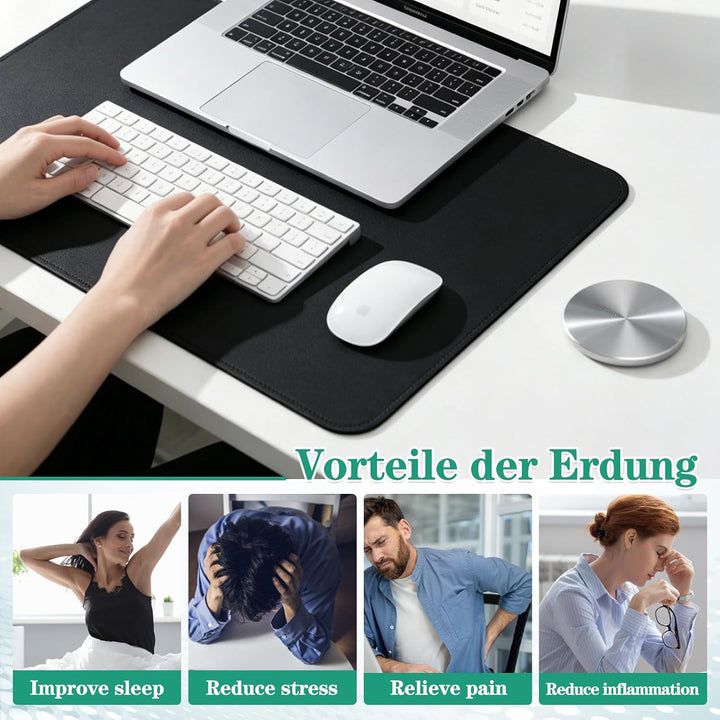 Erdungsmatte, leitfähige PU-Erdungsmatte mit rutschfester Gummiunterseite